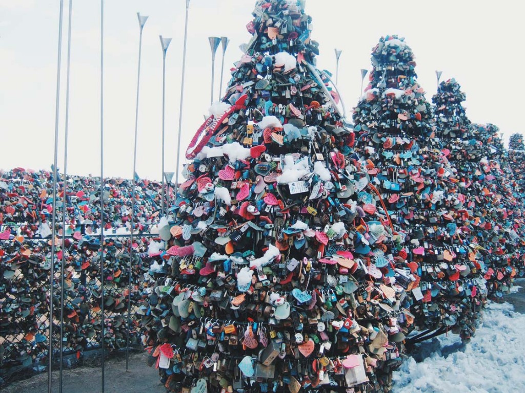 gembok cintadi namsan tower