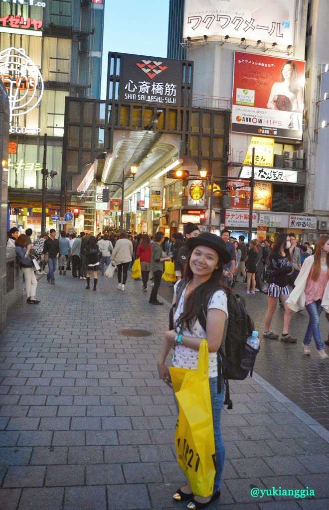 Shopping spree in Osaka